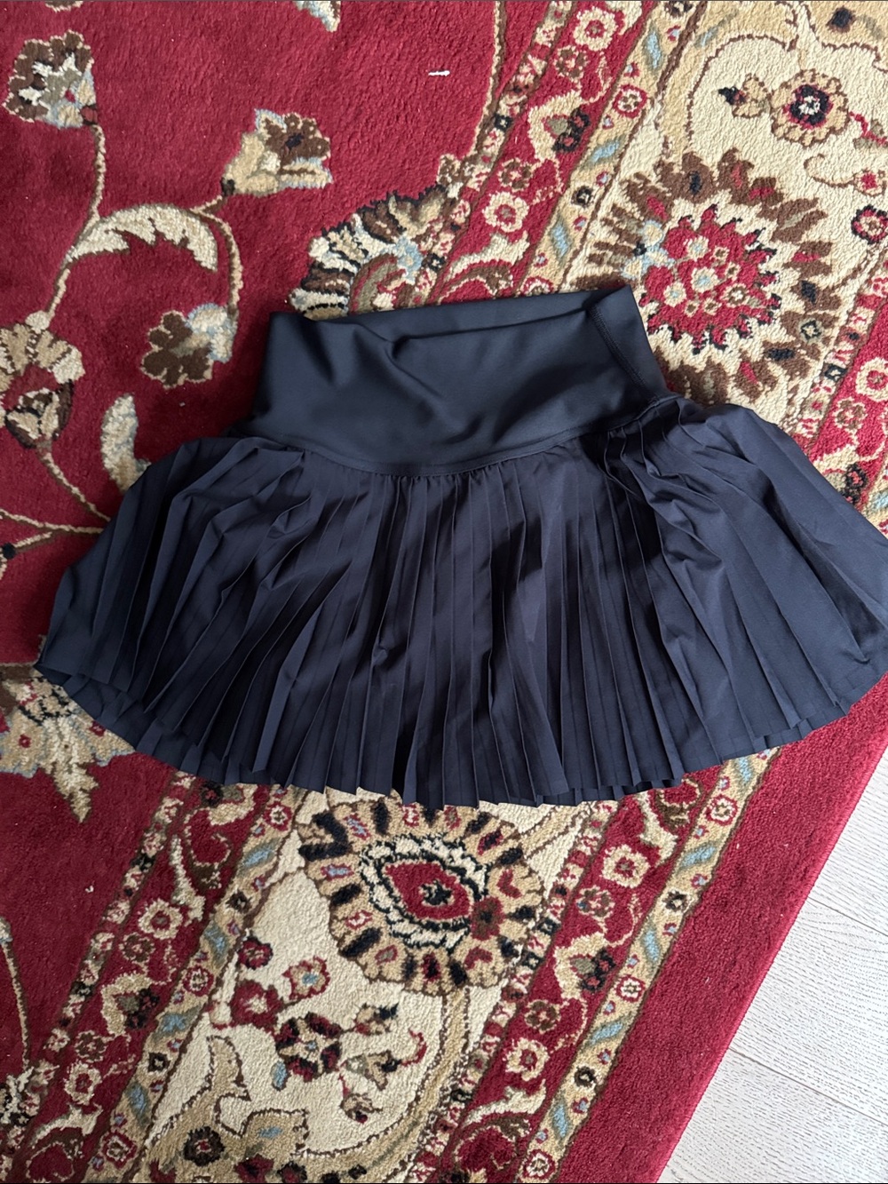 Alo Yoga Pleated Black Women’s tennis Skirt